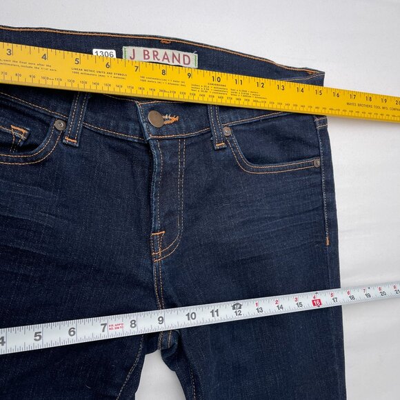 J Brand Womens‎ Pencil Leg Skinny Jeans Style 912 Ink Dark Wash Denim Size 30 - Picture 8 of 13